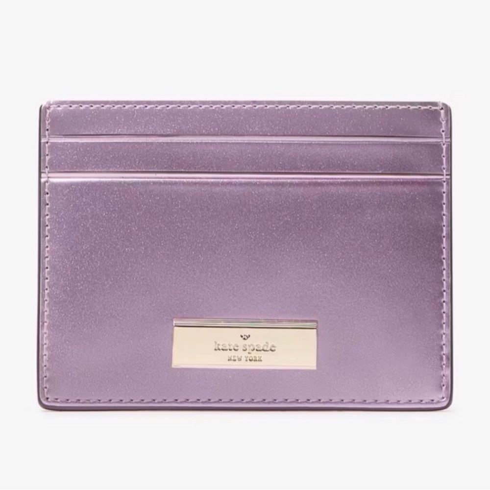 Kate Spade Kenzie Boxed Small Cardholder in Quartz Pink